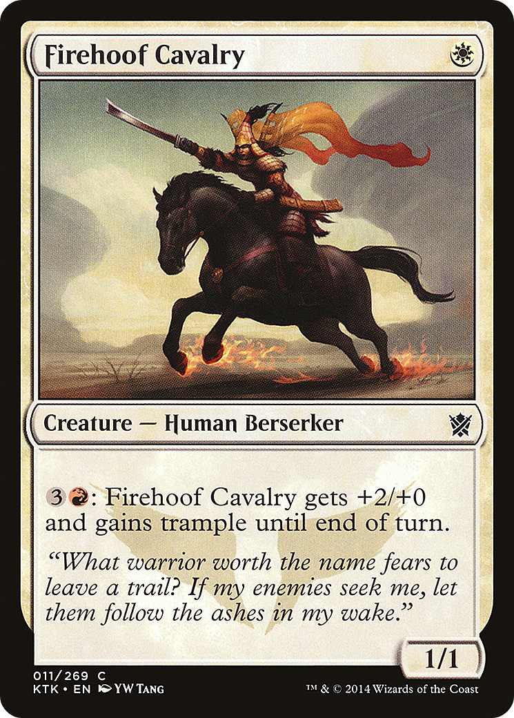 Firehoof Cavalry (KTK-011) - Khans of Tarkir