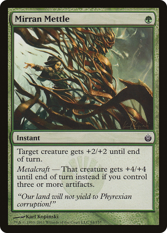 Mirran Mettle (MBS-084) - Mirrodin Besieged Foil