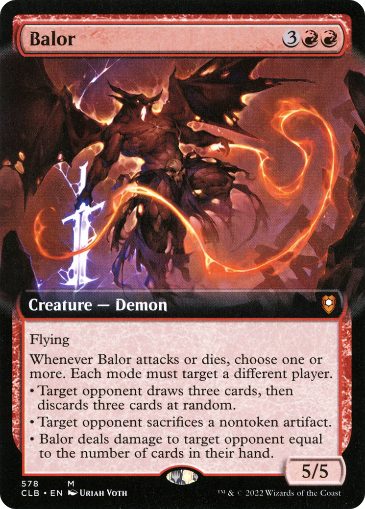 Balor (CLB-578) - Commander Legends: Battle for Baldur's Gate: (Extended Art)