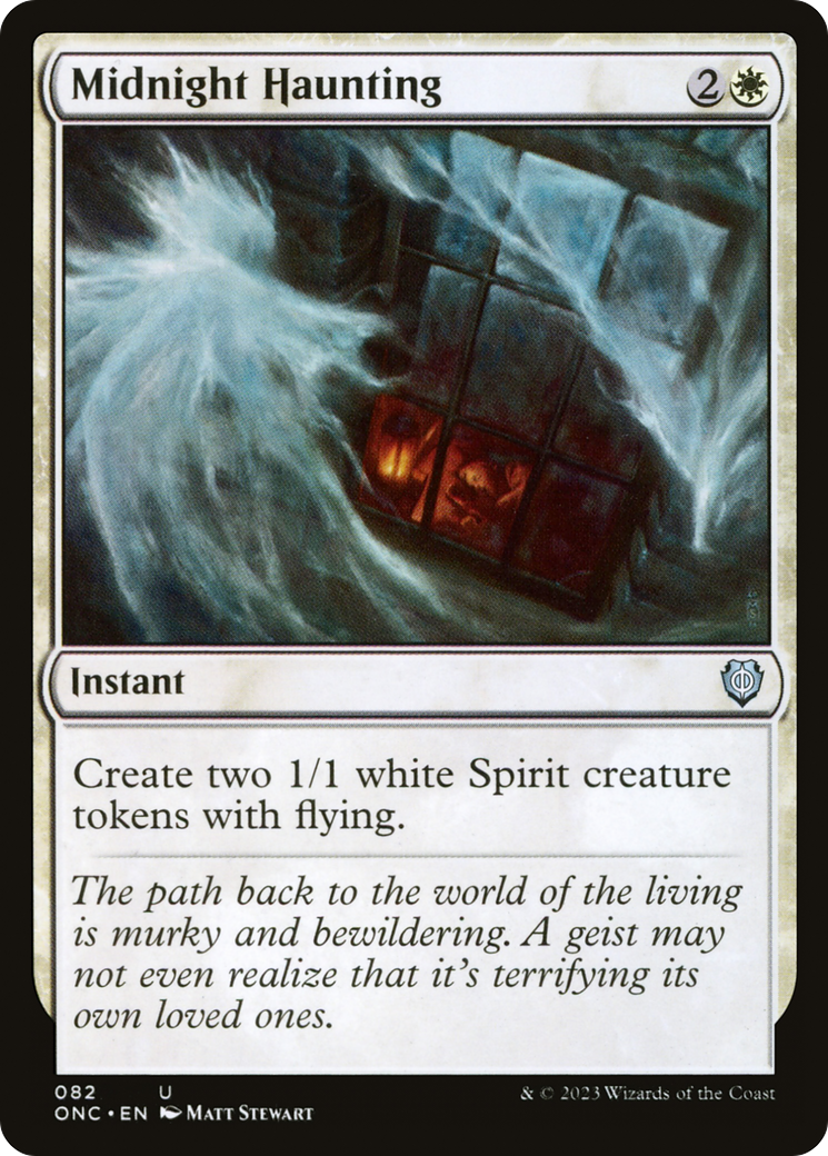 Midnight Haunting (ONC-082) - Phyrexia: All Will Be One Commander