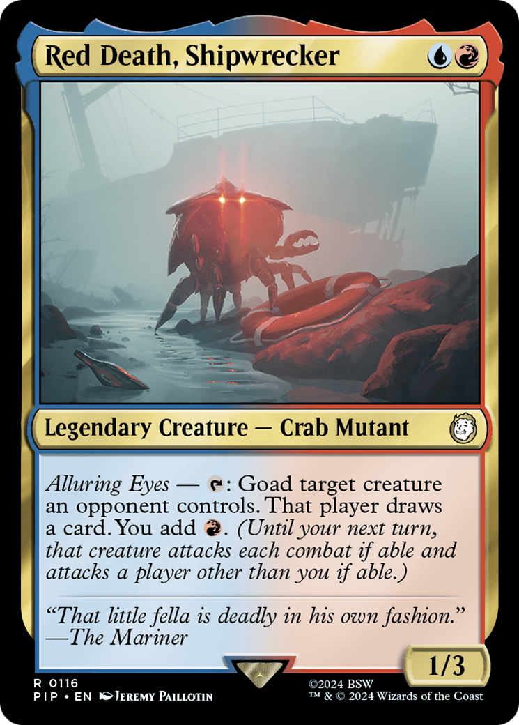 Red Death, Shipwrecker (PIP-116) - Fallout Foil