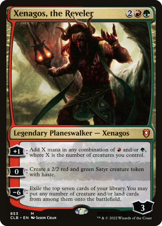 Xenagos, the Reveler (CLB-853) - Commander Legends: Battle for Baldur's Gate