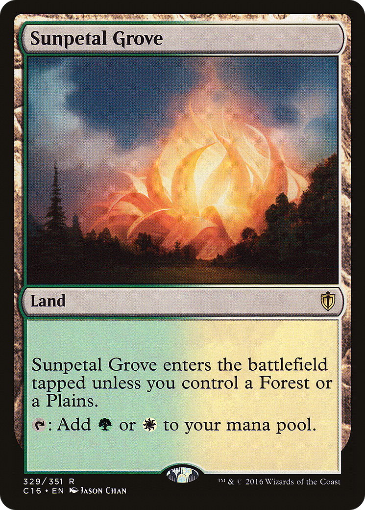 Sunpetal Grove (C16-329) - Commander 2016