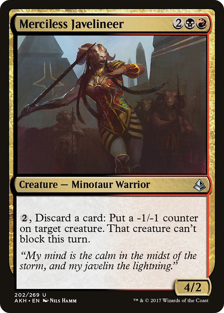 Merciless Javelineer (AKH-202) - Amonkhet