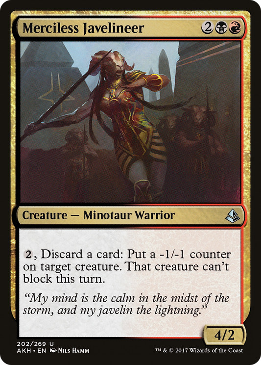 Merciless Javelineer (AKH-202) - Amonkhet