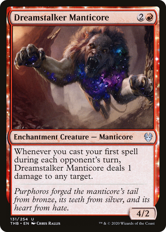 Dreamstalker Manticore (THB-131) - Theros Beyond Death: (nyxtouched) Foil