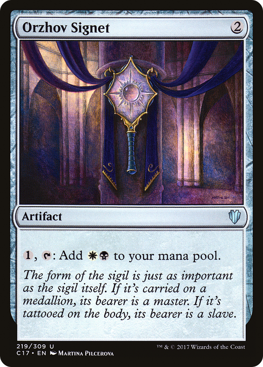 Orzhov Signet (C17-219) - Commander 2017