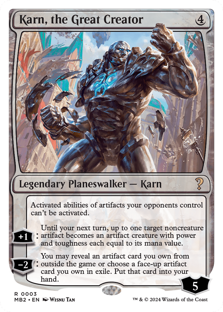 Karn, the Great Creator (MB2-003) - Mystery Booster 2