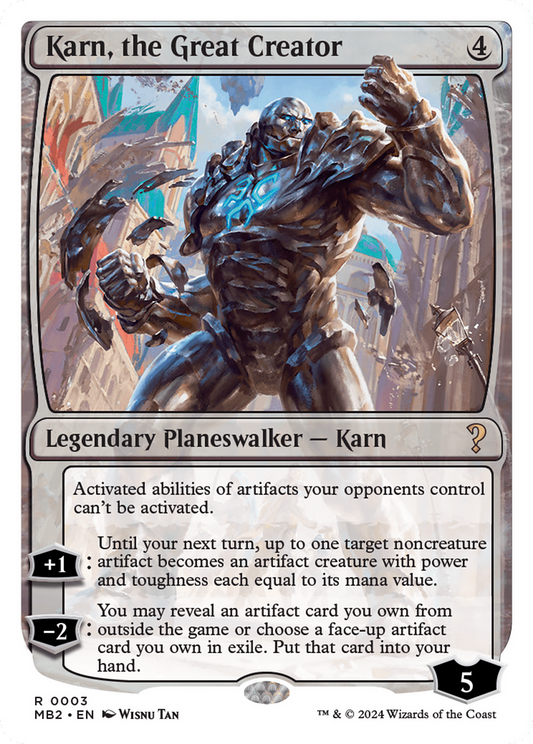 Karn, the Great Creator (MB2-003) - Mystery Booster 2