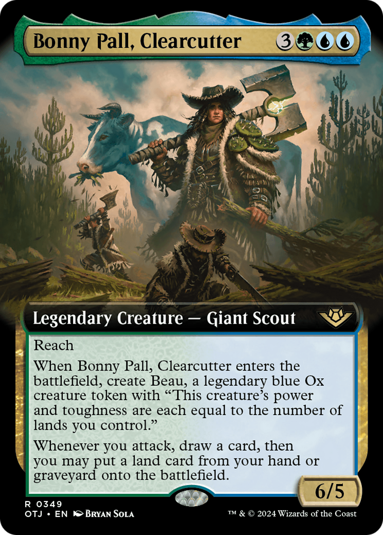 Bonny Pall, Clearcutter (OTJ-349) - Outlaws of Thunder Junction: (Extended Art) Foil