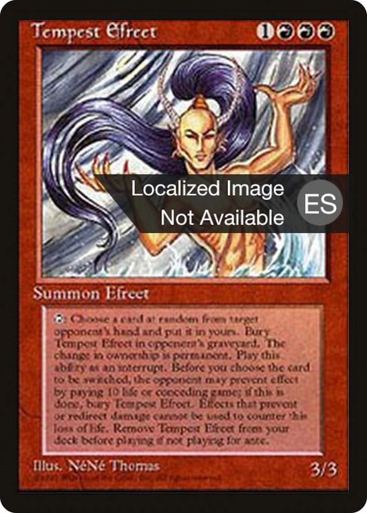 Tempest Efreet (4BB-225) - Fourth Edition Foreign Black Border