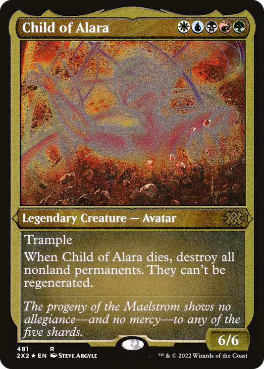 Child of Alara (2X2-481) - Double Masters 2022 Etched Foil