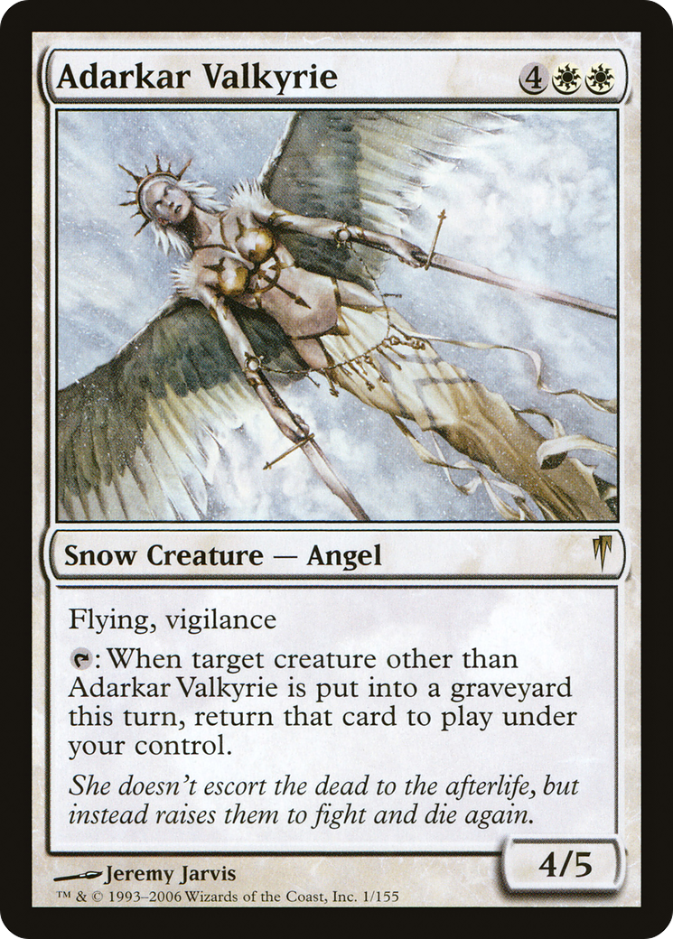 Adarkar Valkyrie (CSP-001) - Coldsnap Foil