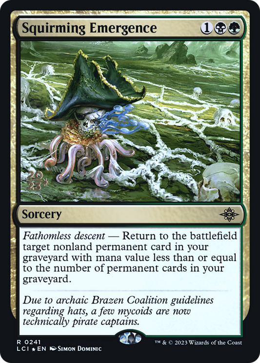 Squirming Emergence (PRE-241) - The Lost Caverns of Ixalan Promos (Prerelease) Foil