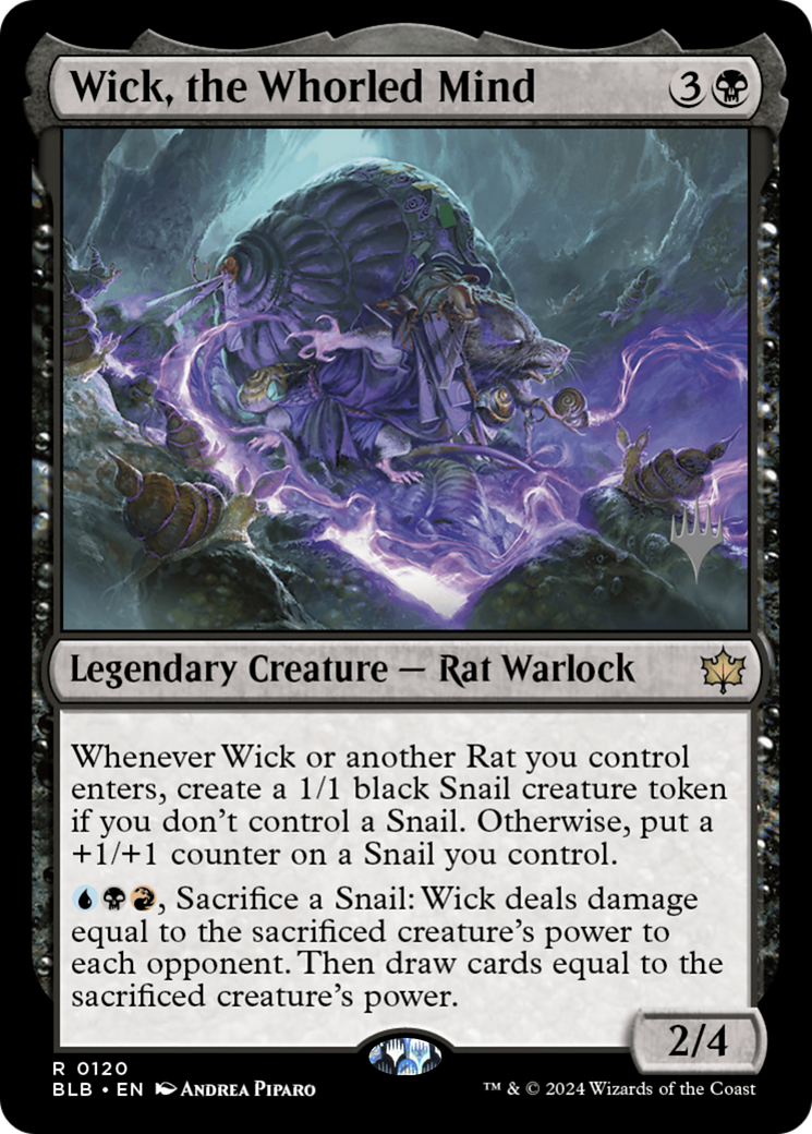 Wick, the Whorled Mind (PPBLB-120) - Bloomburrow Promos (Promo Pack)