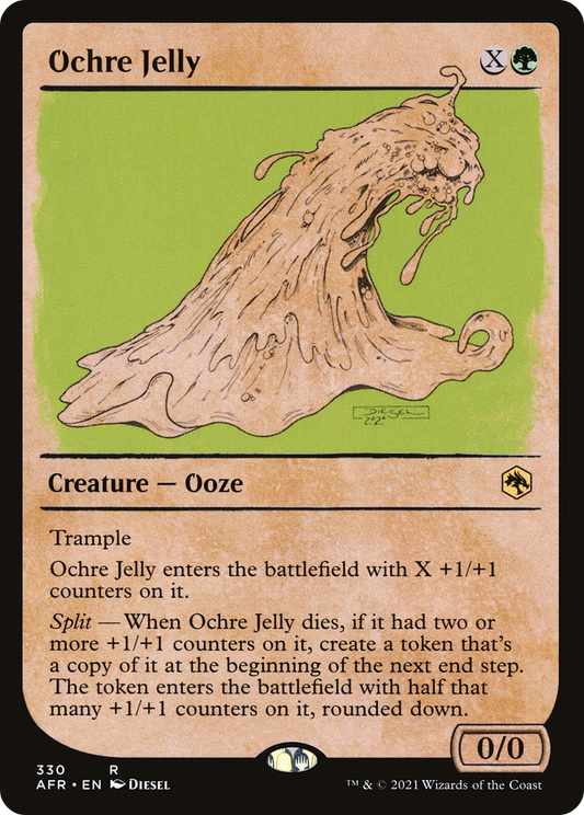 Ochre Jelly (Showcase) (AFR-330) - Adventures in the Forgotten Realms: (Showcase) Foil