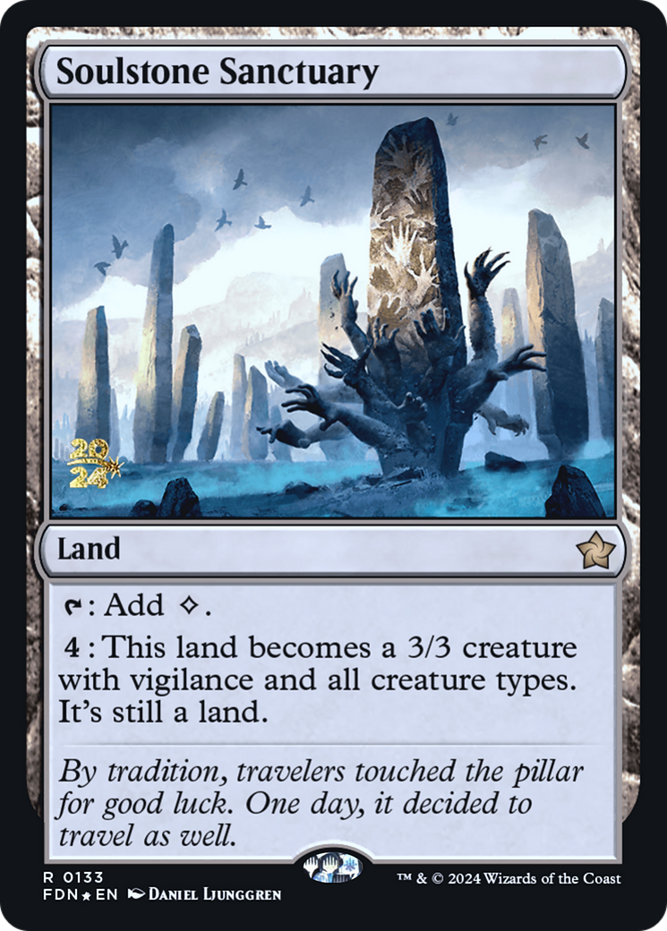 Soulstone Sanctuary (PRE-133) - Foundations Promos (Prerelease) Foil