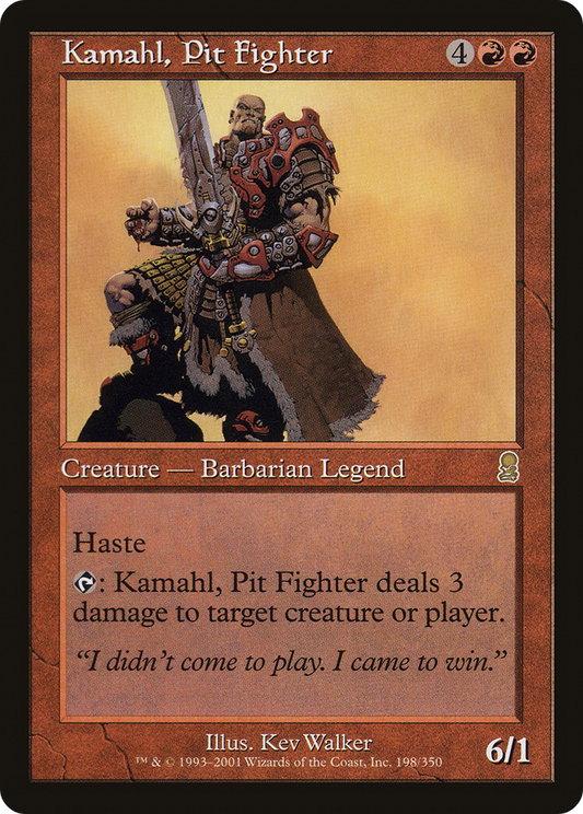 Kamahl, Pit Fighter (ODY-198) - Odyssey Foil