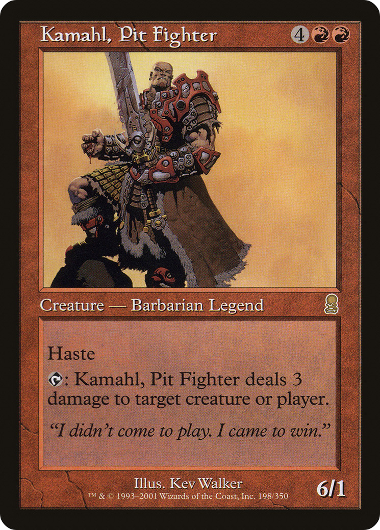 Kamahl, Pit Fighter (ODY-198) - Odyssey