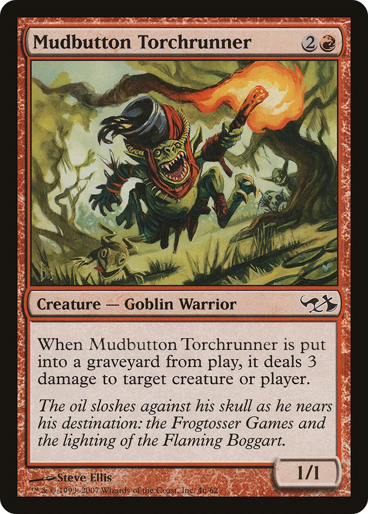 Mudbutton Torchrunner (DD1-046) - Duel Decks: Elves vs. Goblins