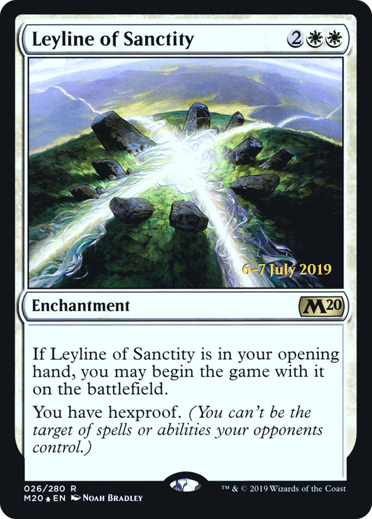 Leyline of Sanctity (PM20-26S) - Core Set 2020 Promos Foil