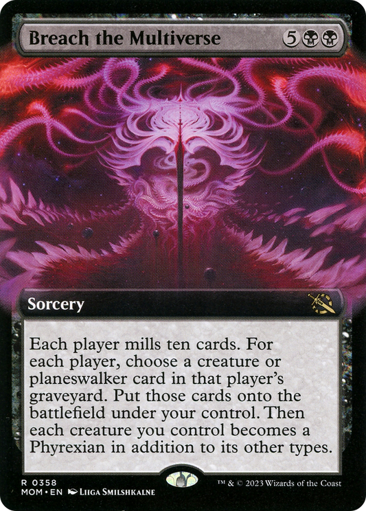 Breach the Multiverse (Extended Art) (MOM-358) - March of the Machine: (Extended Art) Foil