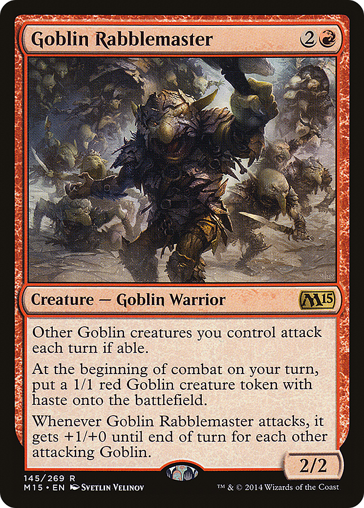 Goblin Rabblemaster  (M15-145) - Magic 2015 Foil