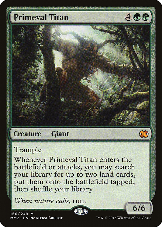Primeval Titan (MM2-156) - Modern Masters 2015 Foil