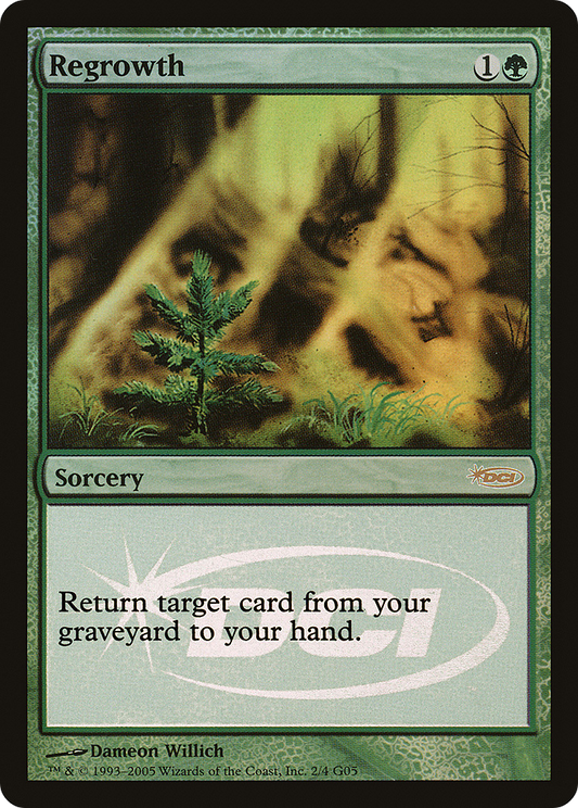 Regrowth (G05-002) - Judge Gift Cards 2005 Foil