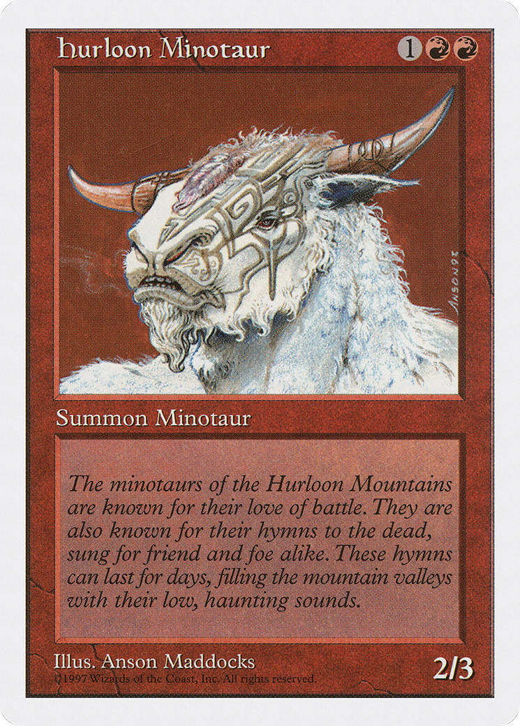 Hurloon Minotaur (5ED-240) - Fifth Edition