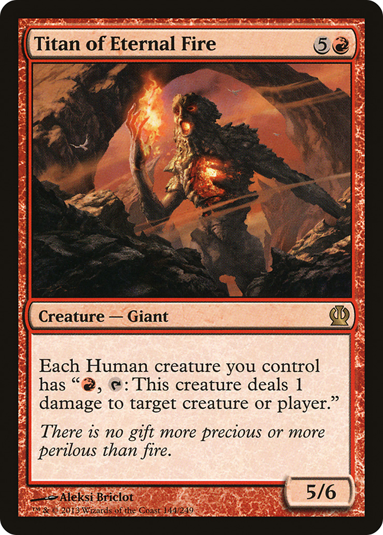 Titan of Eternal Fire (THS-144) - Theros