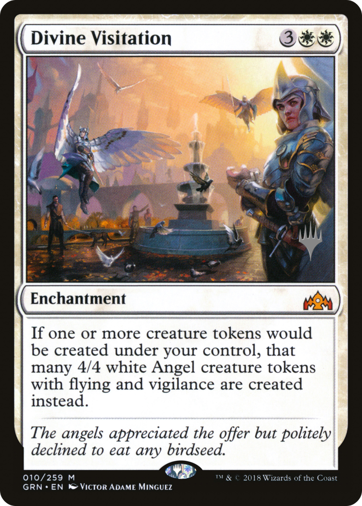 Divine Visitation (PPTHB-010) - Guilds of Ravnica Promos Foil (Promo Pack)