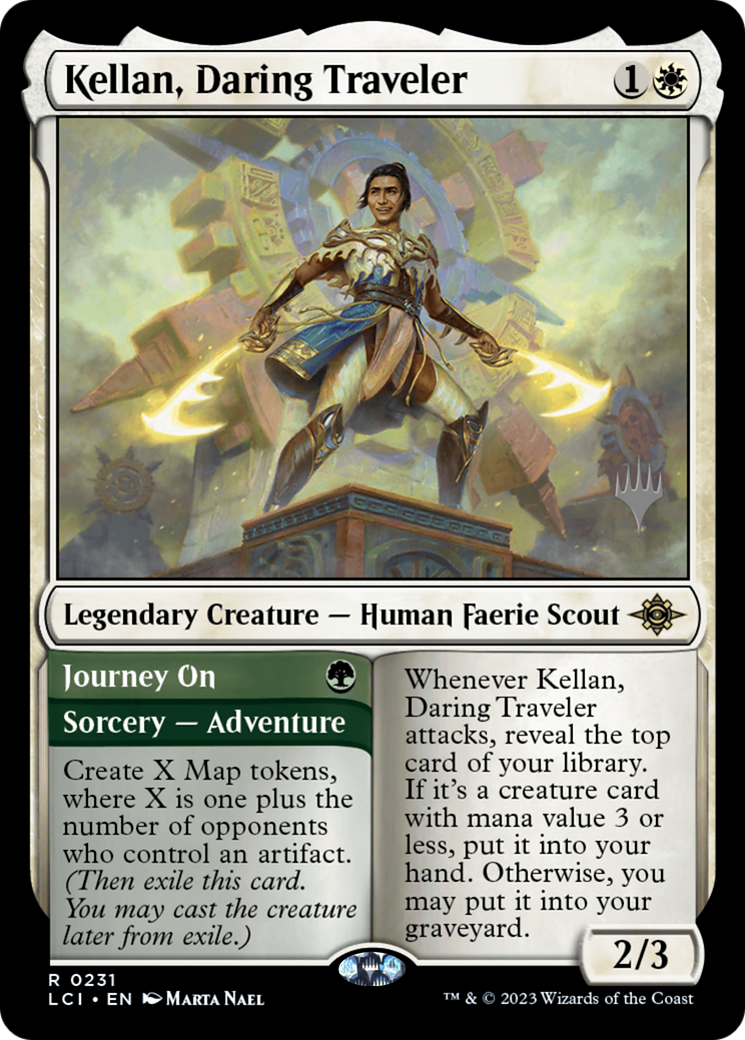 Kellan, Daring Traveler (PPLCI-231) - The Lost Caverns of Ixalan Promos (Promo Pack)