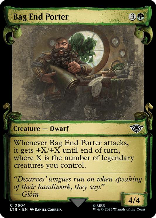 Bag End Porter (LTR-604) - The Lord of the Rings: Tales of Middle-earth: (Showcase) Foil