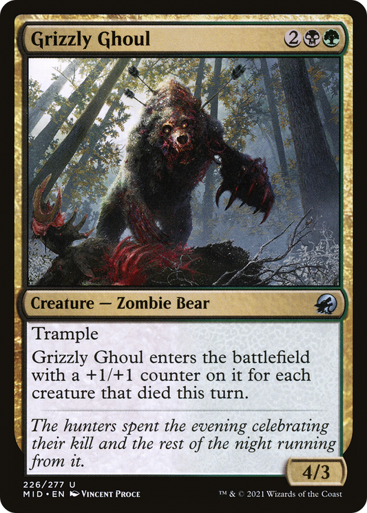 Grizzly Ghoul (MID-226) - Innistrad: Midnight Hunt