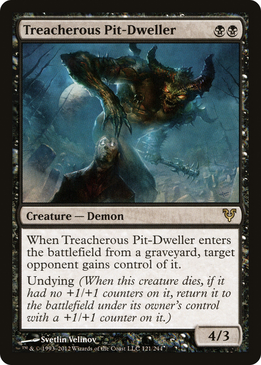 Treacherous Pit-Dweller (AVR-121) - Avacyn Restored Foil