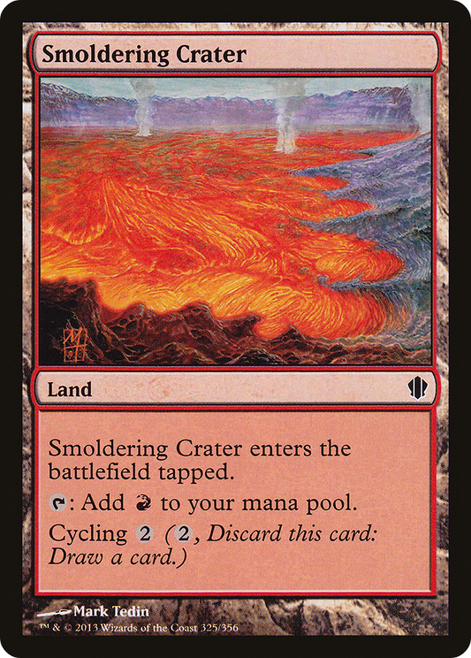 Smoldering Crater (C13-325) - Commander 2013