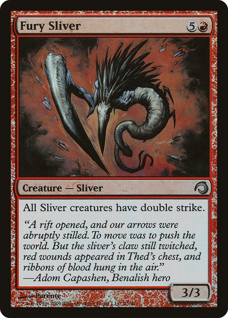 Fury Sliver (H09-025) - Premium Deck Series: Slivers Foil