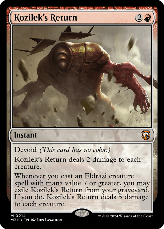 Kozilek's Return (M3C-214) - Modern Horizons 3 Commander: (devoid)