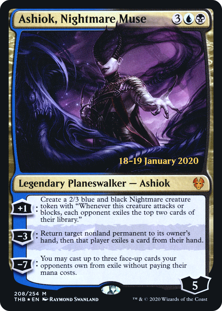 Ashiok, Nightmare Muse (PTHB-208S) - Theros Beyond Death Promos Foil