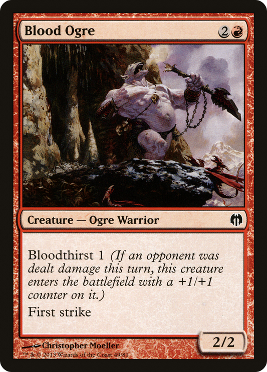 Blood Ogre (DDL-049) - Duel Decks: Heroes vs. Monsters