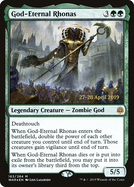 God-Eternal Rhonas (PWAR-163S) - War of the Spark Promos Foil