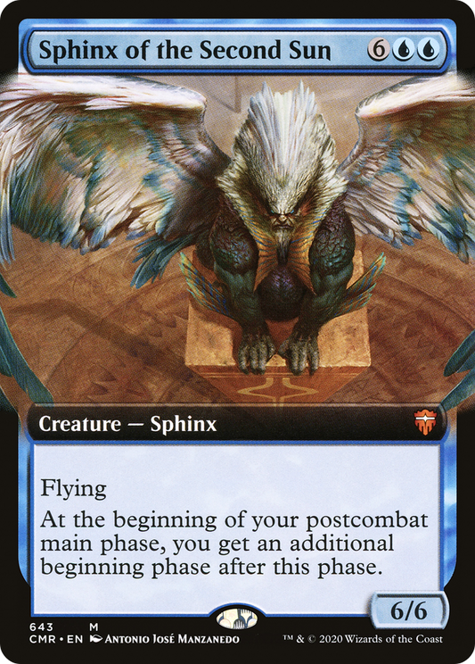 Sphinx of the Second Sun (CMR-643) - Commander Legends: (Extended Art) Foil