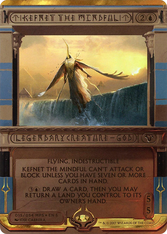 Kefnet the Mindful (MP2-015) - Amonkhet Invocations (Borderless) Foil