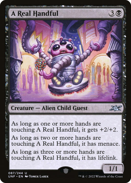 A Real Handful (UNF-087) - Unfinity Foil