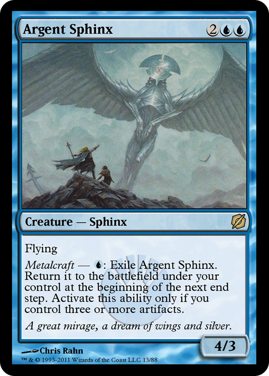 Argent Sphinx (TD2-013) - Duel Decks: Mirrodin Pure vs. New Phyrexia