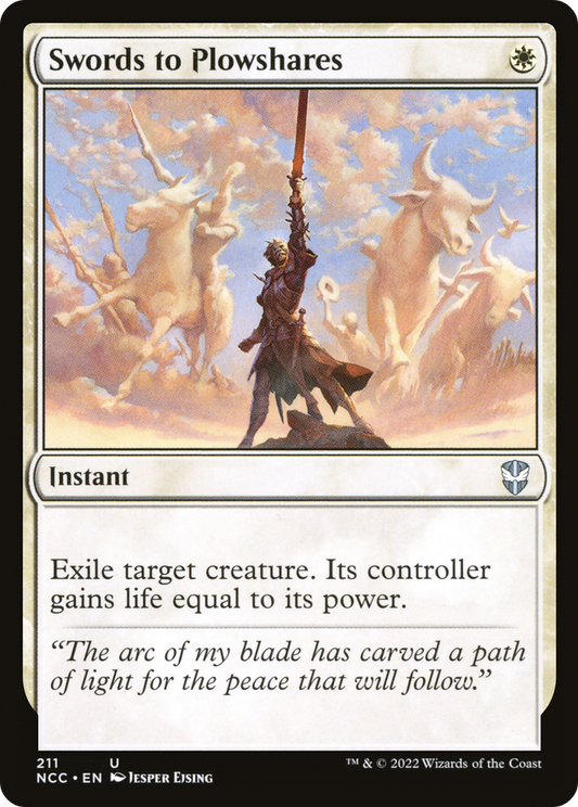 Swords to Plowshares (NCC-211) - New Capenna Commander