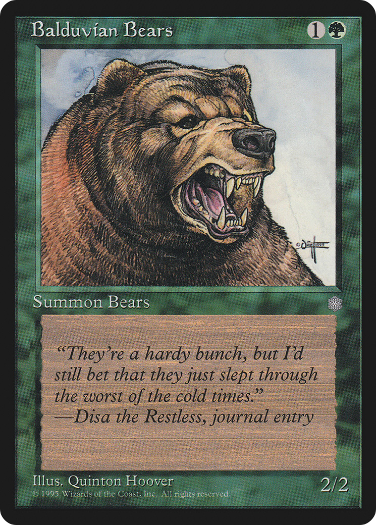 Balduvian Bears (ICE-226) - Ice Age