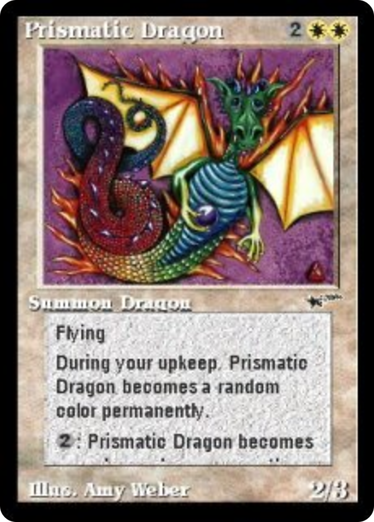 Prismatic Dragon (PAST-008) - Astral Cards