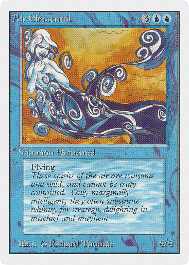 Air Elemental (2ED-047) - Unlimited Edition